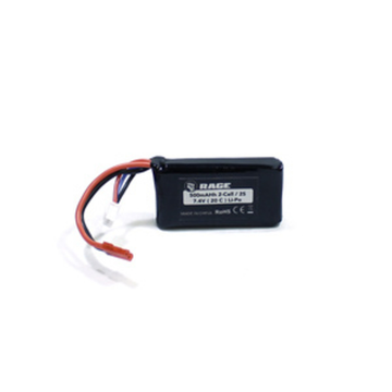 Rage R/C - 7.4V 2S 500mAh Lipo Battery w/ JST: Super Cub 750