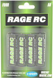 Rage RC AA Alkaline Batteries (4)