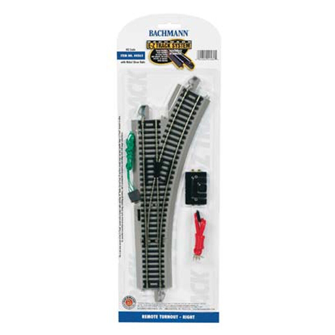 Bachmann E-Z Track Remote Right Hand Switch (HO Scale)