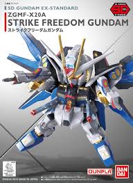 Bandai 2688332 SD Gundam EX-Standard #06 Strike Freedom Gundam Mobile Suit (Gundam SEED)