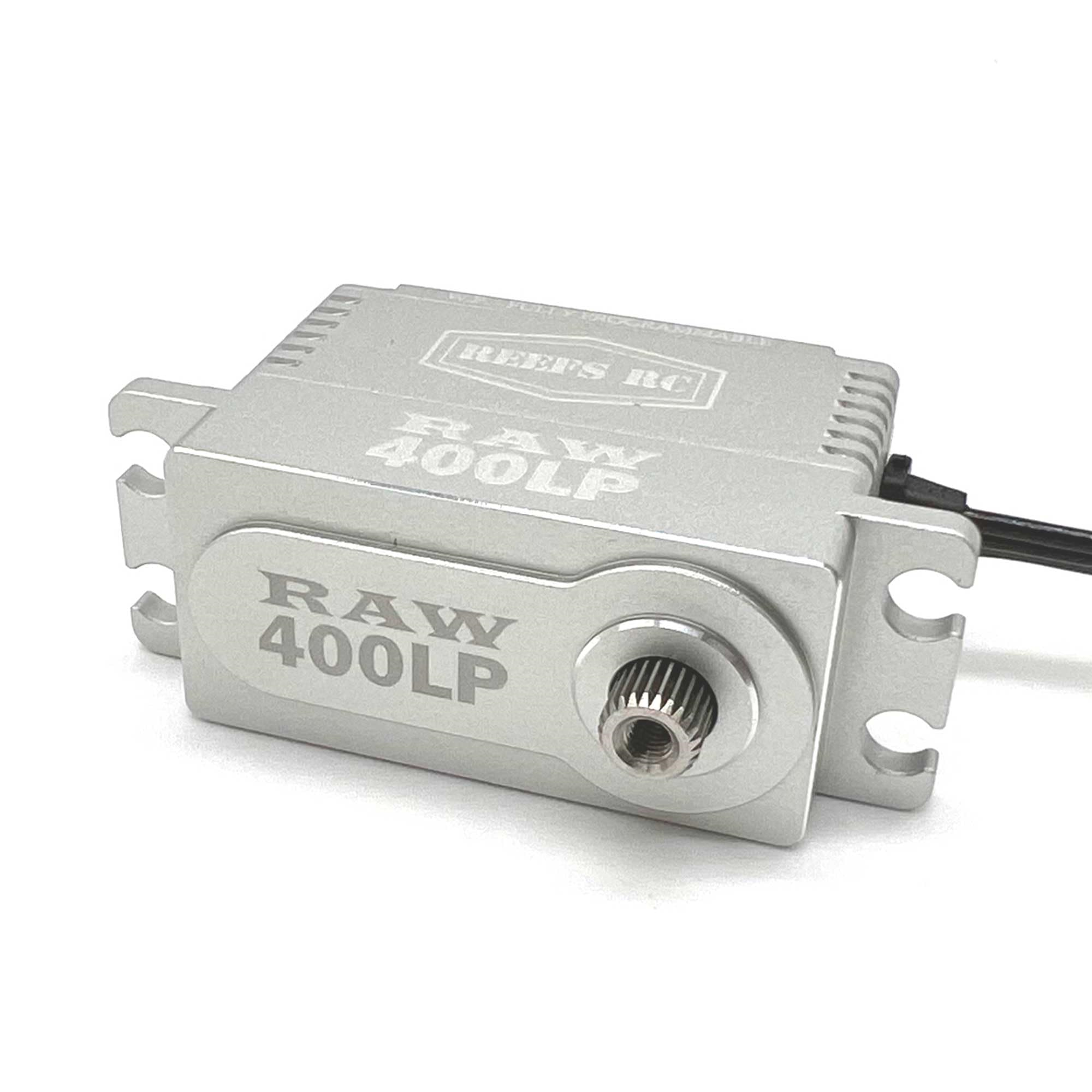 RAW 400LP Low Profile Digital Metal Gear Waterproof Programmable Servo, Silver