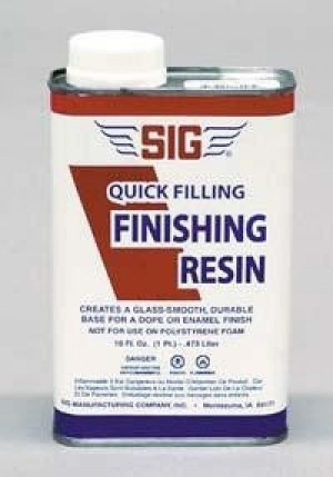 Sig Quick Filling Polyester Finishing Resin 16oz/1 Pint