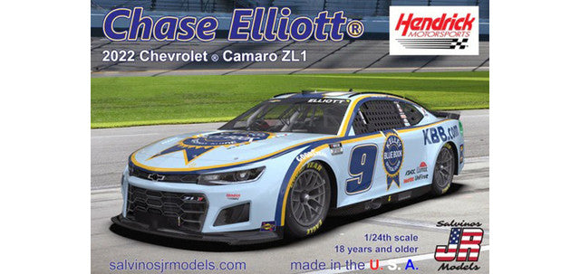 SJM - 2022CEK - 2022 NASCAR NextGen (Chase Elliot - Kelly Blue Book) Camaro ZL1