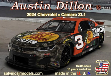 Austin Dillon 2024 Nascar Chevrolet ZL1 Race Car