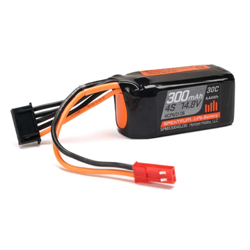 Spektrum RC 4S 30C LiPo Battery (14.8V/300mAh) w/JST Connector