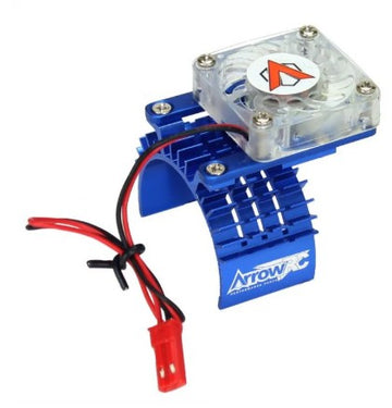 Powerhobby Aluminum Motor Cooling Fan FOR Traxxas Slash Stampede Rustler Blue