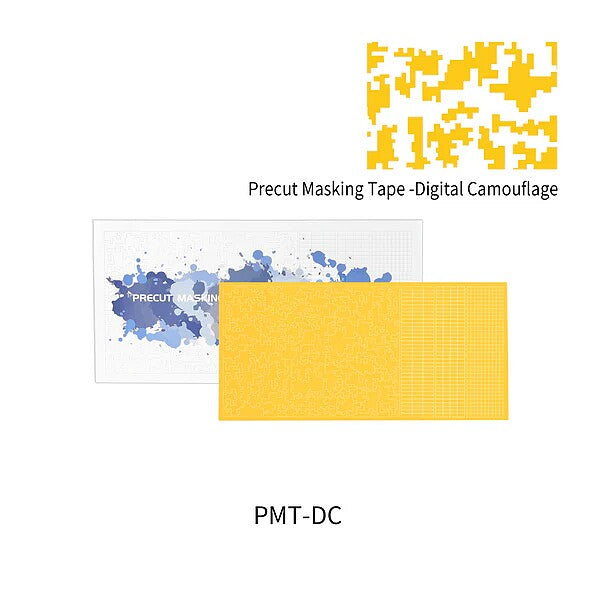 Digital Camoflage Precut Masking Tape