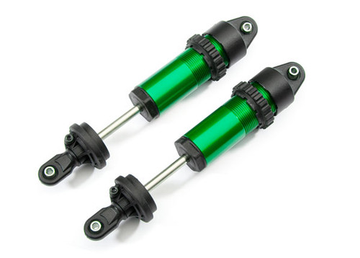 Traxxas Shocks, Gt-Maxx®, Aluminum (Green-Anodized)