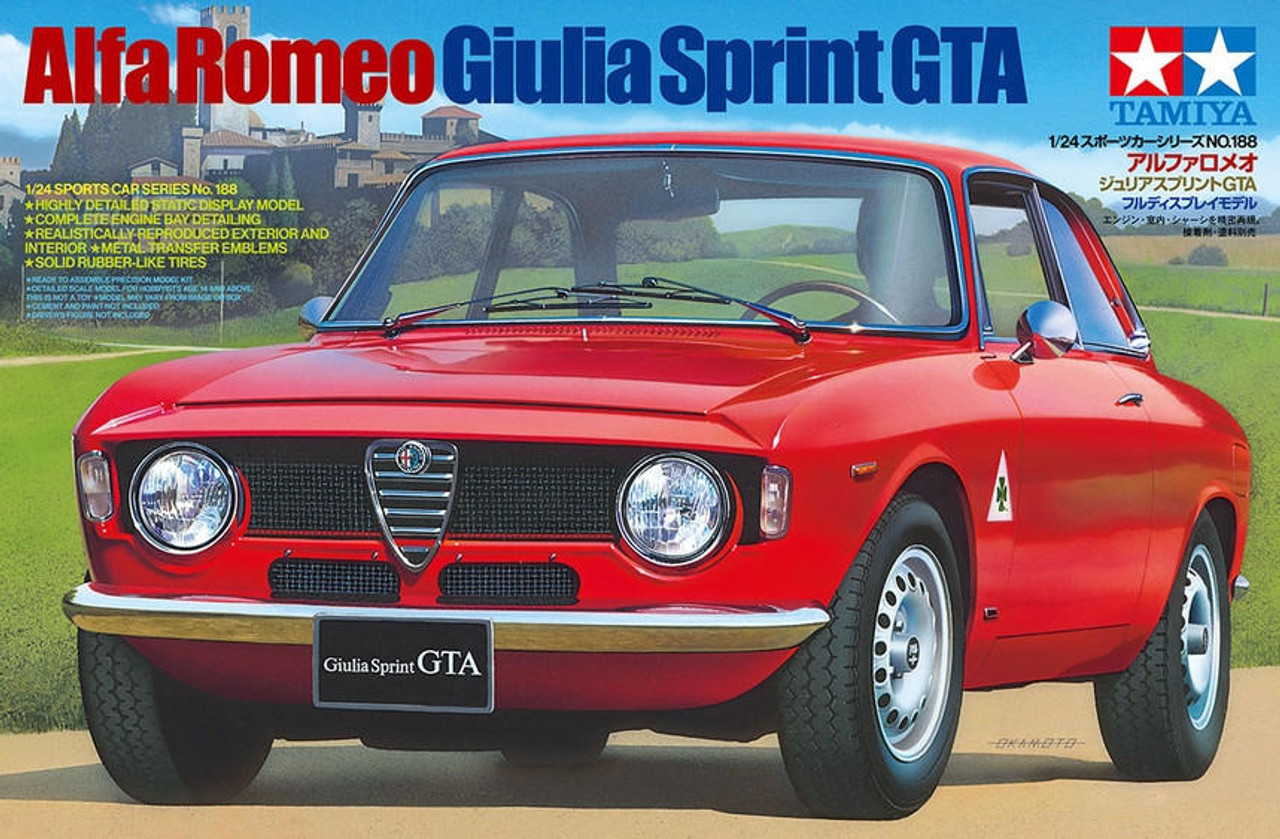 Tamiya 1/24 Alfa Romeo Giulia Sprint GTA Model Kit