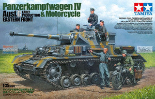 1:35 Tamiya Panzerkampfwagen IV Ausf.G Early & Motorcycle Eastern Front