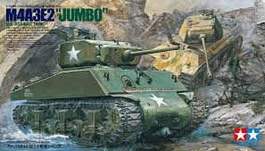 Tamiya 1/35 US M4A3E2 Jumbo Sherman Tank Model Kit