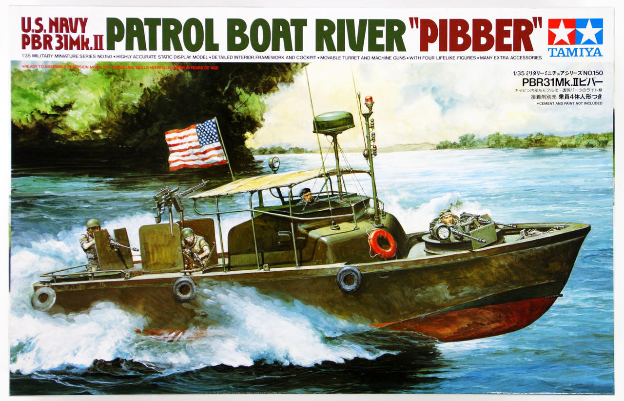 1:35 Tamiya US Navy PBR31 Mk II Patrol Boat River Pibber