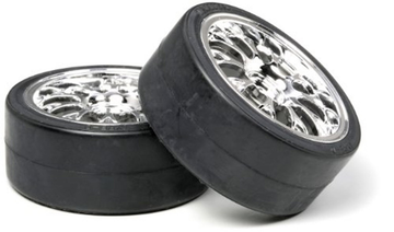 1/10 26mm Mesh Pre-Mounted Tires (2)