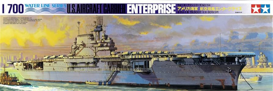 Tamiya US Enterprise 1/700 Aircraft Carrier Model Kit