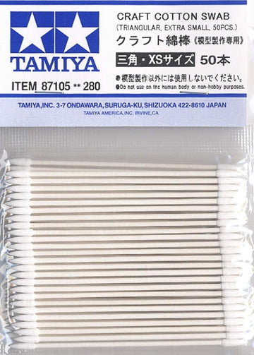 Craft Cotton Swab, Triangle Xsmall 50 pc