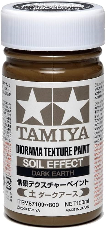 Tamiya Dark Earth Soil Effect Diorama Texture Paint (100ml)