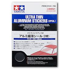 Tamiya Ultra-Thin Aluminum Trim Decal Sheet (2)
