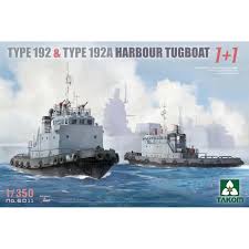 Takom Ships 1/350 Type 192 & Type 192/A Harbor Tugboats (New Tool) Kit