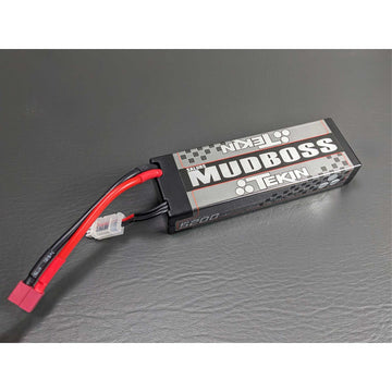 7.4V 5200mAh 2S 50C Mudboss LiPo Battery: T-plug