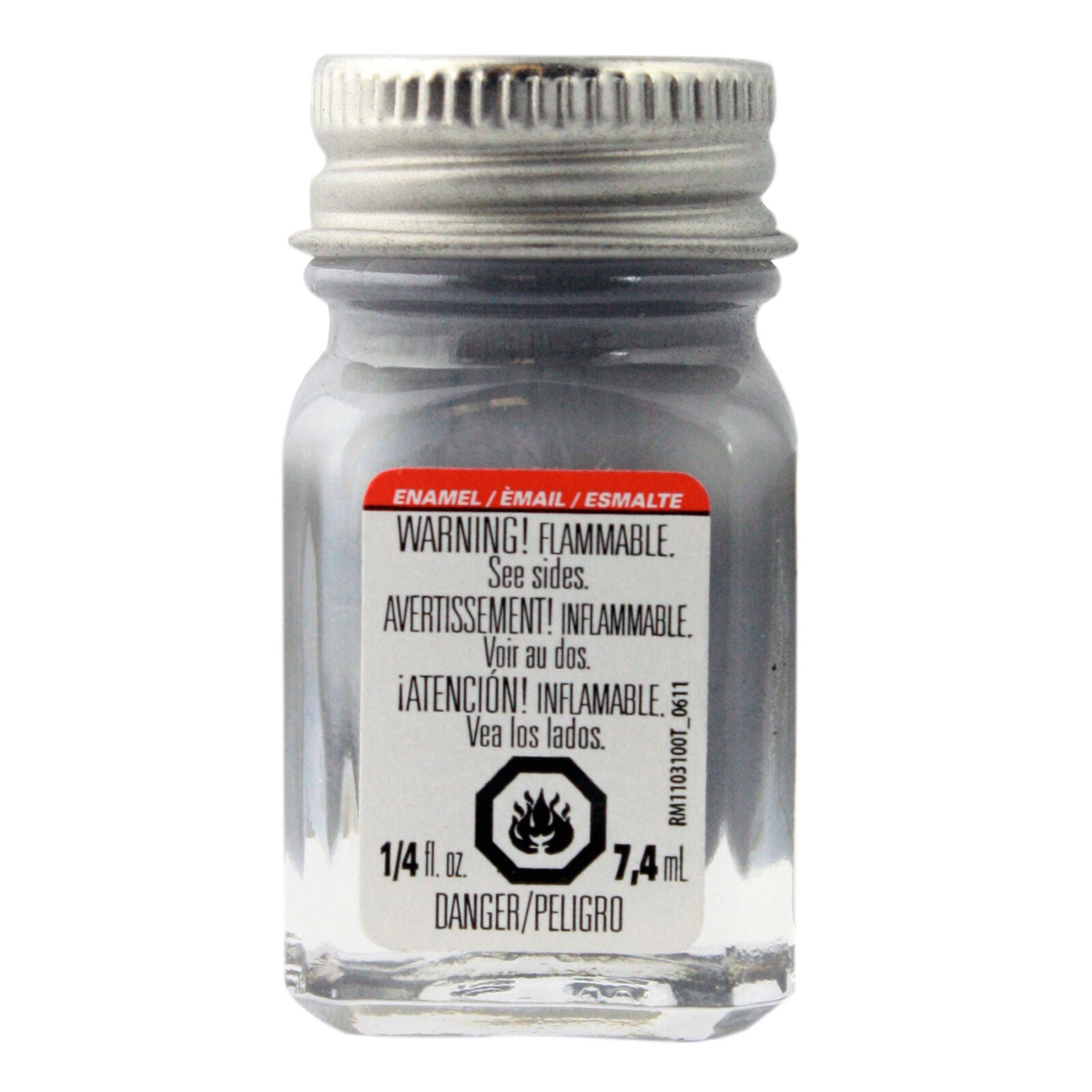 Testors Gray Enamel Paint 1/4oz