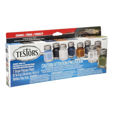 Testors 9 Bottle Enamel Paint Set, Camo Flat