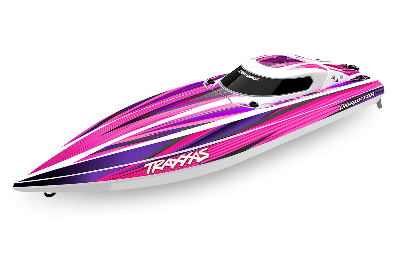 Traxxas Disruptor® VXL 4S High-Performance Electric Brushless RTR Race Boat (Pink) w/TQ 2.4Ghz Radio