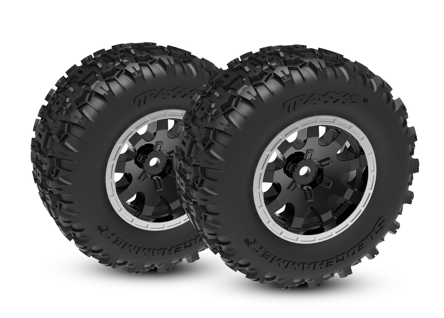 T&W BlackSatin Wheels Beadlock Sledgehammer Front