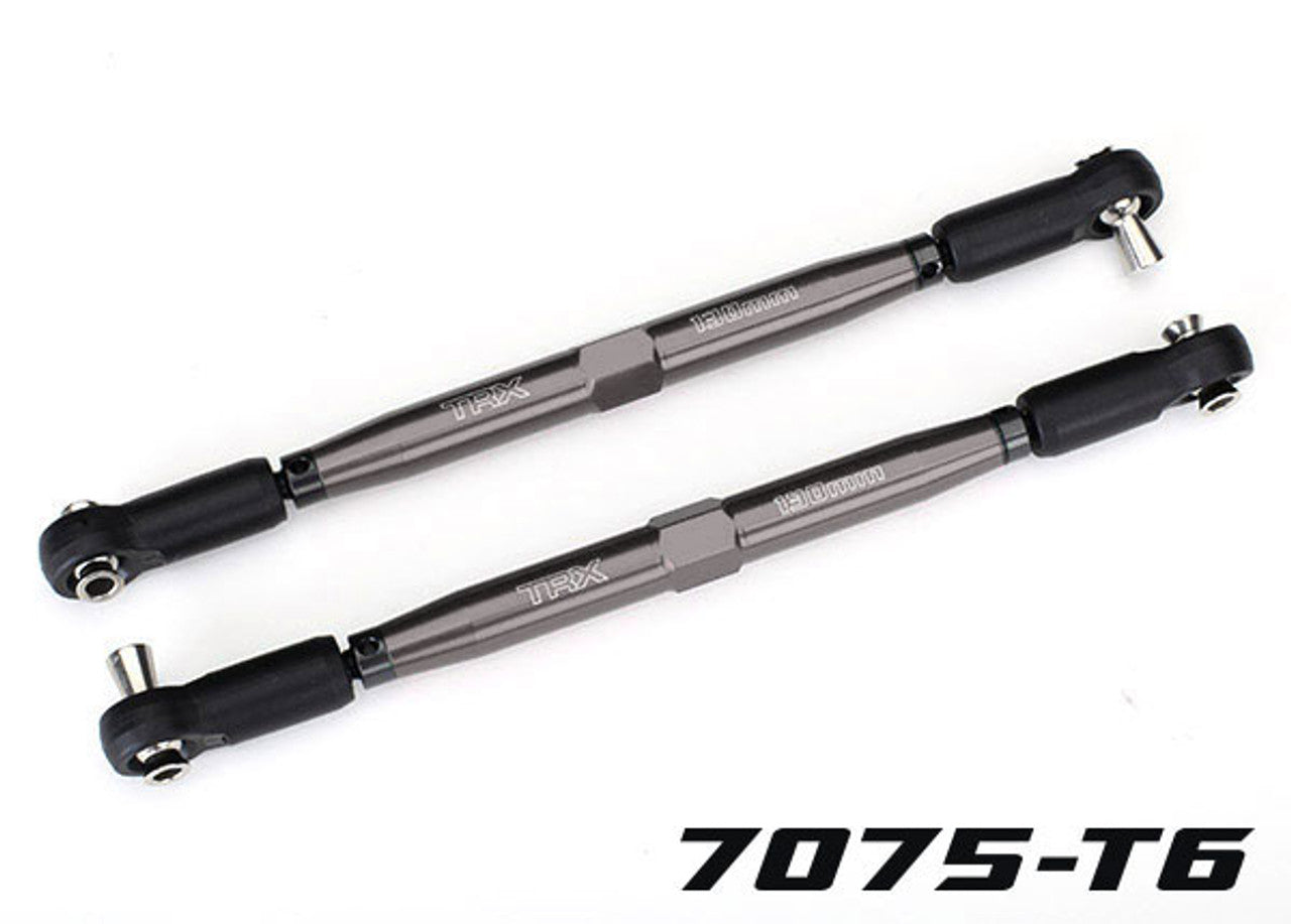 Traxxas X-Maxx® Aluminum Toe Links (Grey) (2)