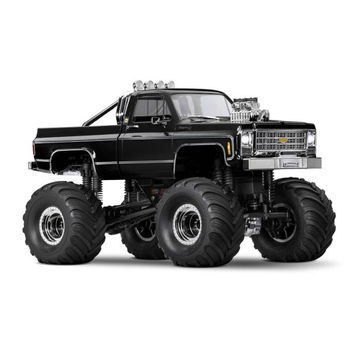 Traxxas TRX-4MT 1/18 4WD RTR Micro Monster Truck w/1979 Chevy K10 Body (Black) w/TQ 2.4GHz Radio