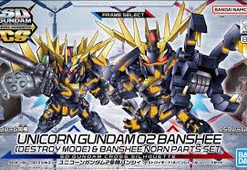 SDCS 19 Unicorn Gundam 02 Banshee [Destroy Mode] & Banshee Norn Parts Set