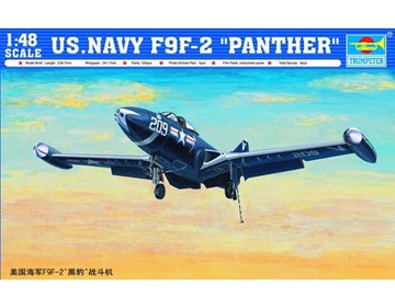 1:48 Trumpeter US Navy F9F-2 Panther Fighter