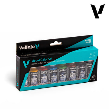 Wargame Basics Model Color Paint Set (8 Colors) Vallejo Paint