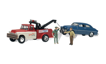 Woodland Scenics WOO5524 Wayne Recker's Tow Service - AutoScenes(R), HO Scale
