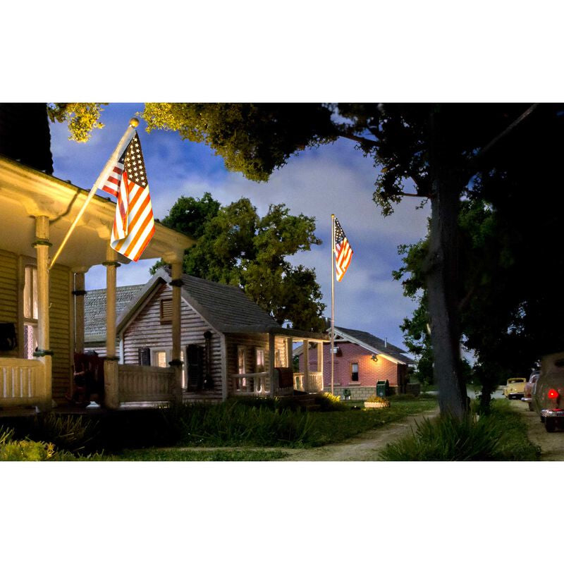 Large US Flag Pole