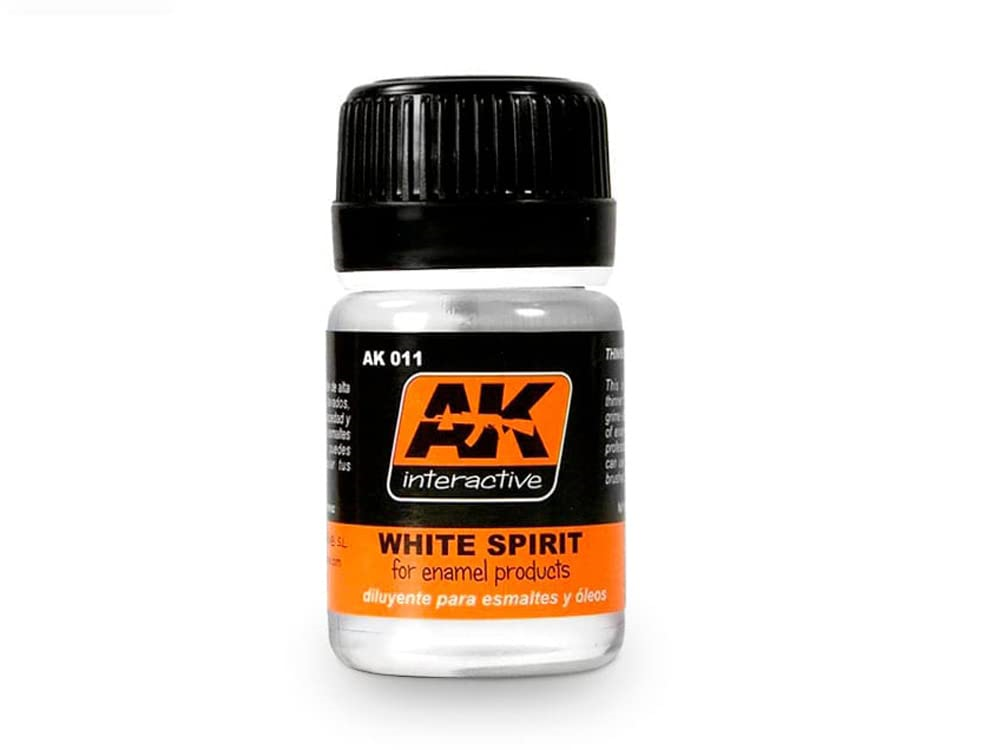 AK Interactive White Spirit Enamel Thinner 35ml Bottle