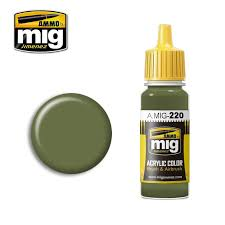 A.MIG-0220 ZINC CHROMATE GREEN AMMO BY MIG