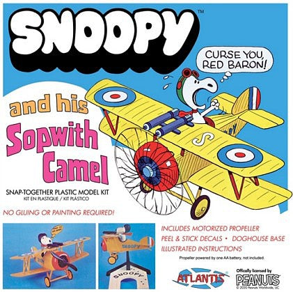 Snoopy & His Sopwith Camel BiPlane (Snap)