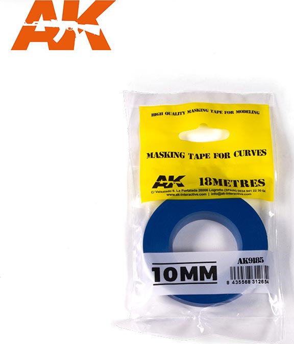 Blue Masking Tape for Curves - 10mm