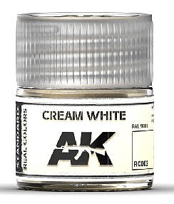 Cream White RAL 9001 Acrylic Lacquer Paint 10ml Bottle