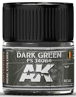 Dark Green FS34064 Acrylic Lacquer Paint 10ml Bottle