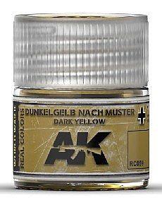 Muster Dark Yellow Acrylic Lacquer Paint 10ml Bottle