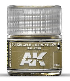 Dark Yellow RAL7028 Acrylic Lacquer Paint 10ml Bottle