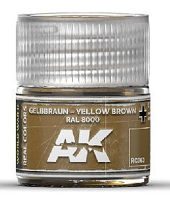 Yellow Brown RAL8000 Acrylic Lacquer Paint 10ml Bottle