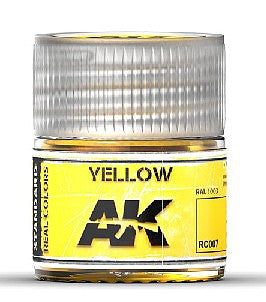 Yellow Acrylic Lacquer Paint 10ml Bottle