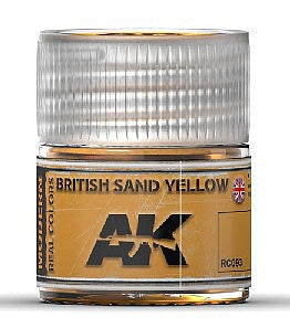 British Sand Yellow Acrylic Lacquer Paint 10ml Bottle