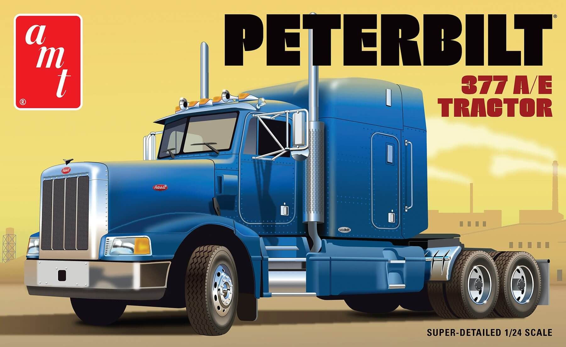 AMT 1:24 Scale Classic Peterbilt 377 A/E Tractor Kit