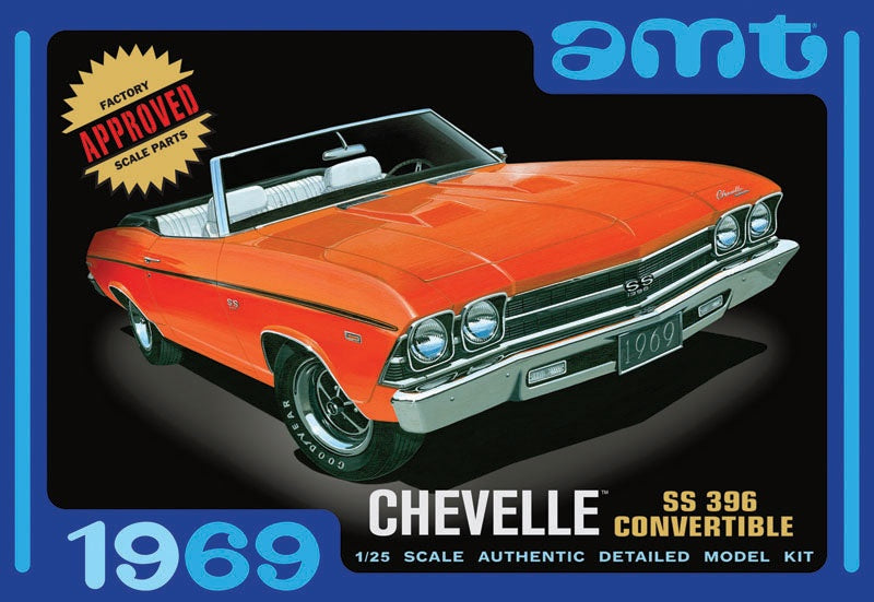 AMT 1/25 1969 Chevrolet Chevelle Convertible