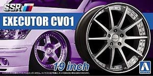 1/24 ssr executor cv01 19" tire & wheel