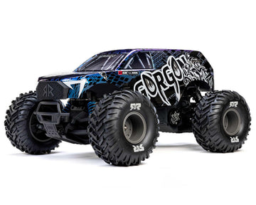 Arrma Gorgon 223S 1/10 RTR Brushless 2WD Monster Truck (Black) w/SLT2 2.4GHz Radio & DSC