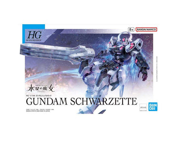 Bandai HGWFM 1/144 #25 Gundam Schwarzette "The Witch from Mercury" Plastic Model Kit